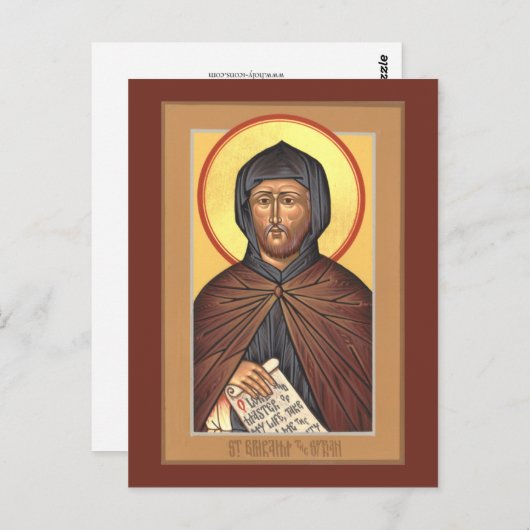St. Ephraim's gebedskaart Briefkaart (Voorkant / Achterkant)