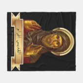 St. Ephrem de Syriër Dekbed Fleece Deken (Voorkant (Horizontaal))