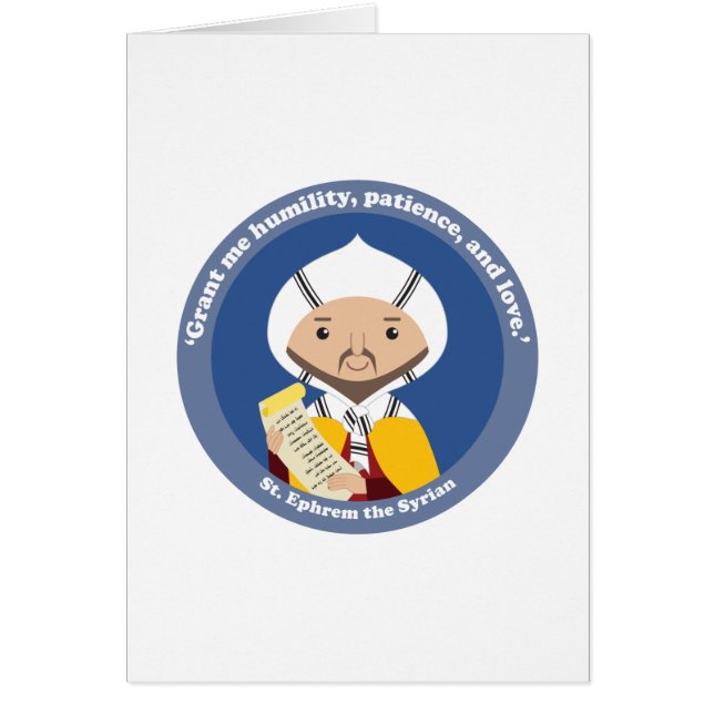 St. Ephrem van Syrië (Voorkant)