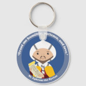 St. Ephrem van Syrië Sleutelhanger (Voorkant)