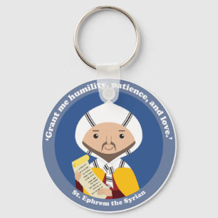 St. Ephrem van Syrië Sleutelhanger