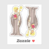 St. Etheldreda (Audrey) (P 003) - 2-up Contour Sticker (Vel)