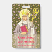 St. Etheldreda (Audrey) (P 003) Badge (Achterkant)