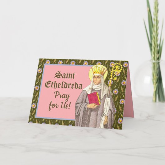 St. Etheldreda (Audrey) (P 003) Kaart (Voorkant)