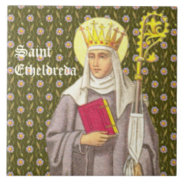 St. Etheldreda (Audrey) (P 003) Tegeltje