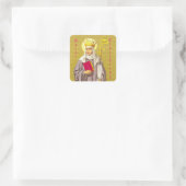 St. Etheldreda (Audrey) (P 003) Vierkante Sticker (Tas)