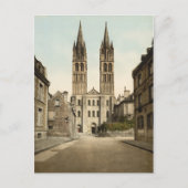 St Etienne Church, Caen, Frankrijk Briefkaart (Voorkant)