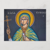 St. Euphemia Orthodox Christelijk Icoon Briefkaart (Voorkant)