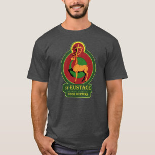 St. Eustace, Martyr, Patron Saint of Deer Hunters T-shirt