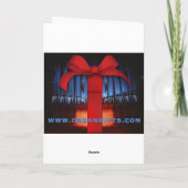 St Eustache organ greeting card Kaart (Achterkant)