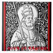 St. Fabian (BG 01a) Tegeltje (Voorkant)