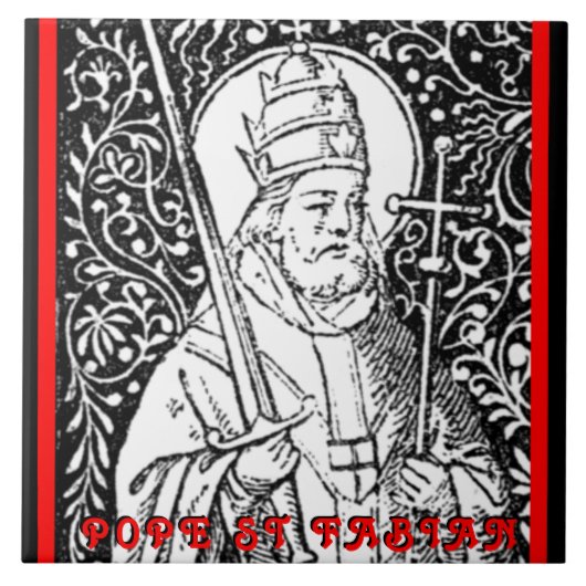 St. Fabian (BG 01a) Tegeltje (Voorkant)