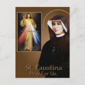 ST FAUSTINA BRIEFKAART (Voorkant)
