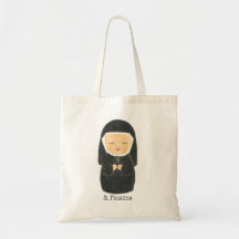 St. Faustina Canvas tas