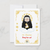 St. Faustina Heilige Kaart (Voorkant)