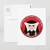 St. Faustina Kowalska Briefkaart (Voorkant / Achterkant)