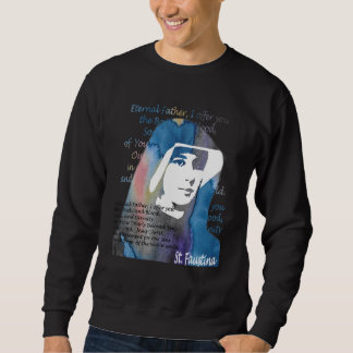 St Faustina Kowalska Great Love Catholic Quote Div Trui
