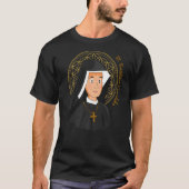 St Faustina Kowalska Great Love kathokatholieke pr T-shirt (Voorkant)