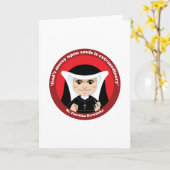 St. Faustina Kowalska Kaart (Gele Bloem)