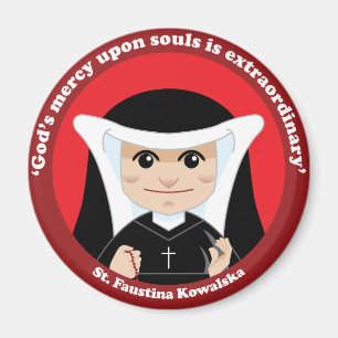 St. Faustina Kowalska Magneet