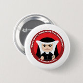 St. Faustina Kowalska Ronde Button 5,7 Cm (Voorkant /achterkant)