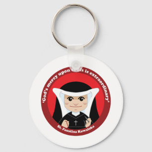 St. Faustina Kowalska Sleutelhanger