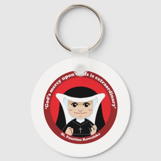 St. Faustina Kowalska Sleutelhanger (Voorkant)