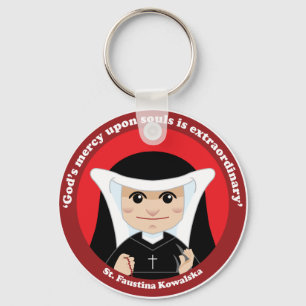 St. Faustina Kowalska Sleutelhanger