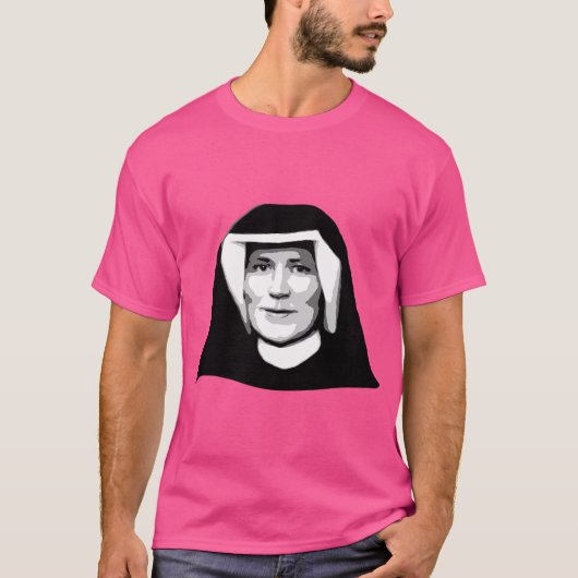 St. Faustina volledige waarden T-shirt (Voorkant)