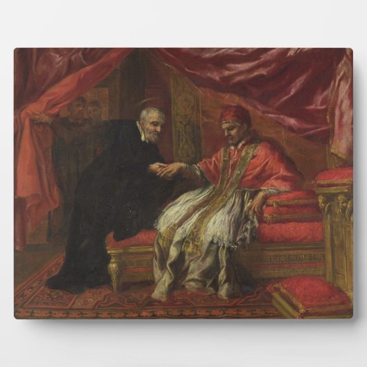 St. Filippo Neri Curing Pope Clemente VIII Fotoplaat (Voorkant)