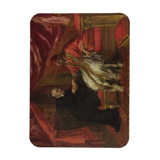 St. Filippo Neri Curing Pope Clemente VIII Magneet (Verticaal)
