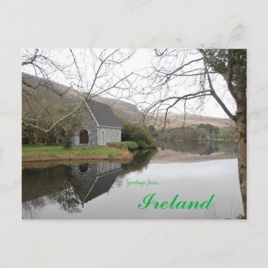 St Finbarr's Oratorium in Gougane Barra Ierland Briefkaart (Voorkant)