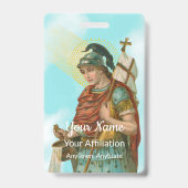 St. Florian met Bucket (beide; M 019) Badge (Achterkant)