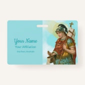 St. Florian met Bucket (beide; M 019) Badge (Achterkant)