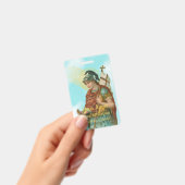 St. Florian met Bucket (Clear Skies; M 019) Badge (Handheld)