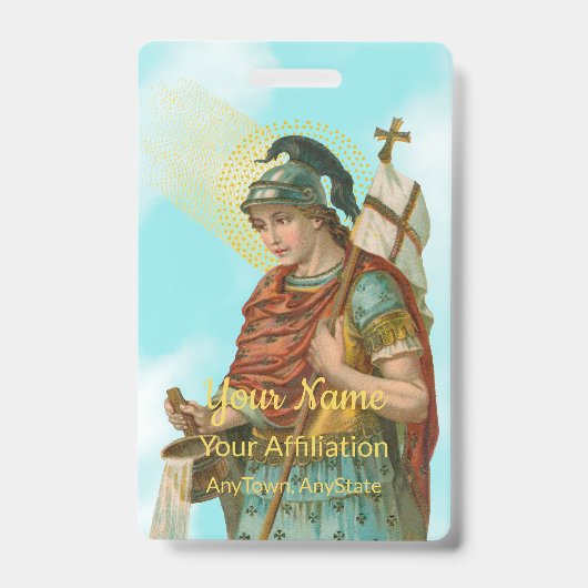 St. Florian met Bucket (Clear Skies; M 019) Badge (Voorzijde)