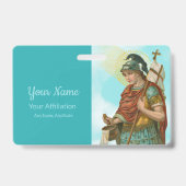 St. Florian met Bucket (Clear Skies; M 019) Badge (Achterkant)