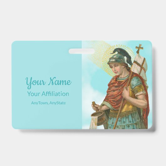 St. Florian met Bucket (Clear Skies; M 019) Badge (Voorzijde)