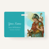 St. Florian met Bucket (Clear Skies; M 019) Badge (Achterkant)