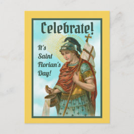 St. Florian met Bucket (Clear Skies; M 019) Briefkaart