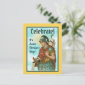 St. Florian met Bucket (Clear Skies; M 019) Briefkaart (Staand voorkant)