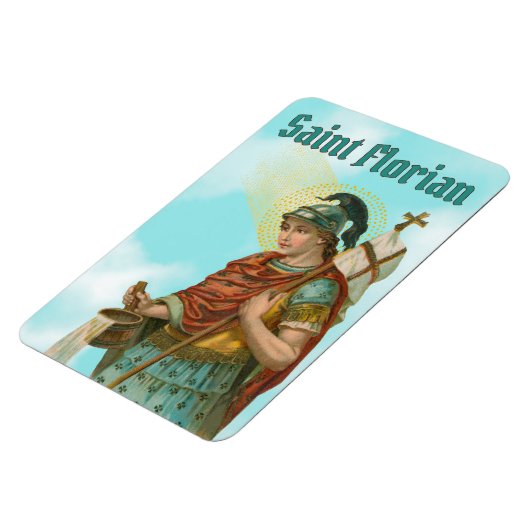 St. Florian met Bucket (Clear Skies; M 019) Magneet (Linkerzijde)