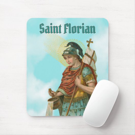St. Florian met Bucket (Clear Skies; M 019) Muismat (Met muis)