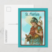 St. Florian met Bucket (Clear Skies; M 019) Postc Briefkaart (Voorkant / Achterkant)
