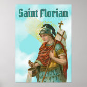 St. Florian met Bucket (Clear Skies; M 019) Poster (Voorkant)