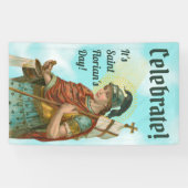 St. Florian met Bucket (Clear Skies; M 019) Spandoek (Horizontaal)