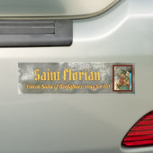 St. Florian met Bucket (Rook; M 019) Bumpersticker (Op auto)