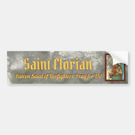 St. Florian met Bucket (Rook; M 019) Bumpersticker