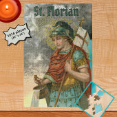 St. Florian met Bucket (Rook; M 019) Legpuzzel