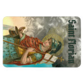 St. Florian met Bucket (Rook; M 019) Magneet (Horizontaal)